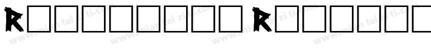 Rockmaker Regular字体转换